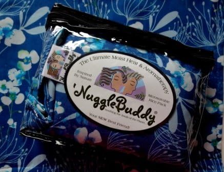 'NUGGLEBUDDY NEW! Microwaveable Moist Heat &amp; Aromatherapy Organic Rice Pack. Beautiful " Sea Garden " Fabric with SWEET LAVENDER Aromatherapy. Your NEW Best Friend!