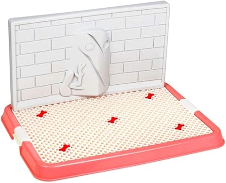 Amazon Co Jp ペットトイレ犬トイレ小 中 大犬自動洗い流しアンチステッピング便器トイレ丈夫 色 ピンク サイズ 小 壁付 ホーム キッチン