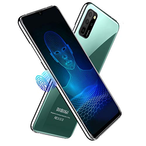Smartphone Offerta Del Giorno, 6GB RAM 64GB ROM, 6.52"Full Screen, Android 10 Octa Core Cellulare, Batteria 4500mAh, 16MP + 8MP, 4G Dual SIM Face & Fingerprint Unlock Telefoni Mobile (Verde)