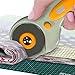 W.A. Portman Rotary Cutter with Self Healing Mat &Quilting Ruler –Professional Quilting & Sewing Set (18x24)