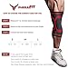 PHERAL FIT- Squats & Lifting Knee Sleeve | Compression Support for Running - Workout - Cross Training - Squats - Powerlifting - Weightlifting (1-Piece, 1x MEDIUM - (17