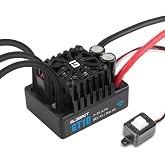 GLOBACT GT10 120A Brushless ESC 2-4S Lipo for Traxxas Arrma Big Rock LOSI | Wireless, Waterproof , Sensorless Electronic Speed Controller, 1/10 RC Truck Upgrades