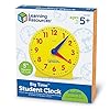 Learning-Resources-LER2095-Big-Time-Student-Teaching-Demonstration-Clock-12-Hour-Ages-5-12Hr-Multicoloured Learning Resources LER2095 Big Time Student, Teaching & Demonstration Clock, 12 Hour, Ages 5 12Hr, Multicoloured