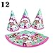 12 Lol Cute Girl Party Hat - Birthday Decorations Party Paper Hats for Children