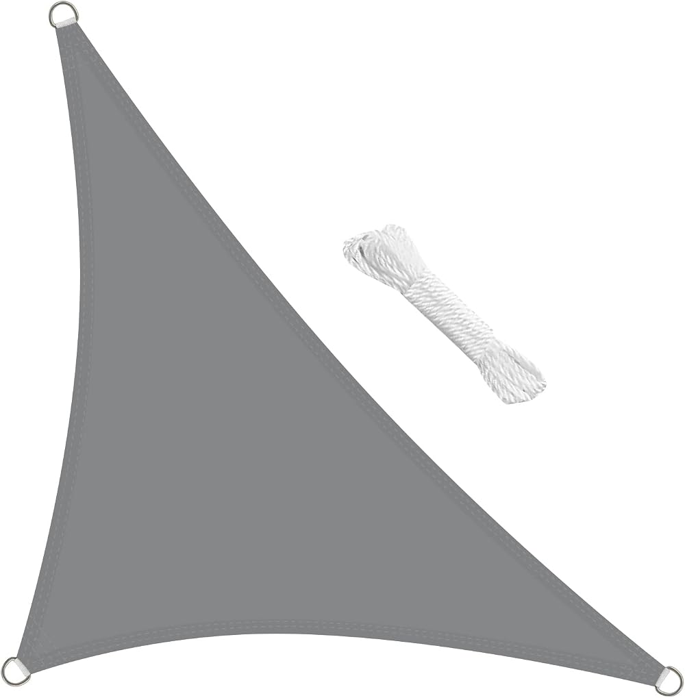 swift Sun Shade Sail 3m x 3m x 4.25m Triangular Canopy PES Polyester UV Block