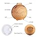 Zenoplige Essential Oil Diffuser with Water Aromatherapy 600ML Globe Cool Mist Humidifier Ultra Quiet Ultrasonic Nebulizer Filter Free Last Overnight Shadow Wood Grain