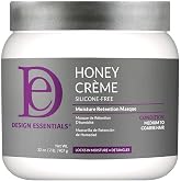 Design Essentials Honey Cr&egrave;me Moisture Retention Masque, Deep Conditioner for Dry or Coarse Hair with Honey &amp; Sunflower Oil, 32 oz