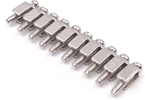 Erayco 10Pcs Fixed Bridge Jumper FBI-10-6 for DIN Rail Terminal Block, Insert-Pull Bridging Matching UK-2.5B UK5N Fixed Bridge Jumpers 10 Pole