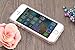 Iphone SE Case, A-Focus Marble Design Sofr Gel TPU Cover Case and Tempered Glass Screen Protector for Iphone 5s/5/SE (Purple)