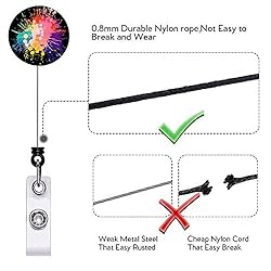 Retractable ID Badge Holder Nurse Badge Reels with