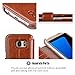 OCASE Galaxy S7 Edge Case Leather Wallet Flip Case for Samsung Galaxy S7 Edge (BRONW)