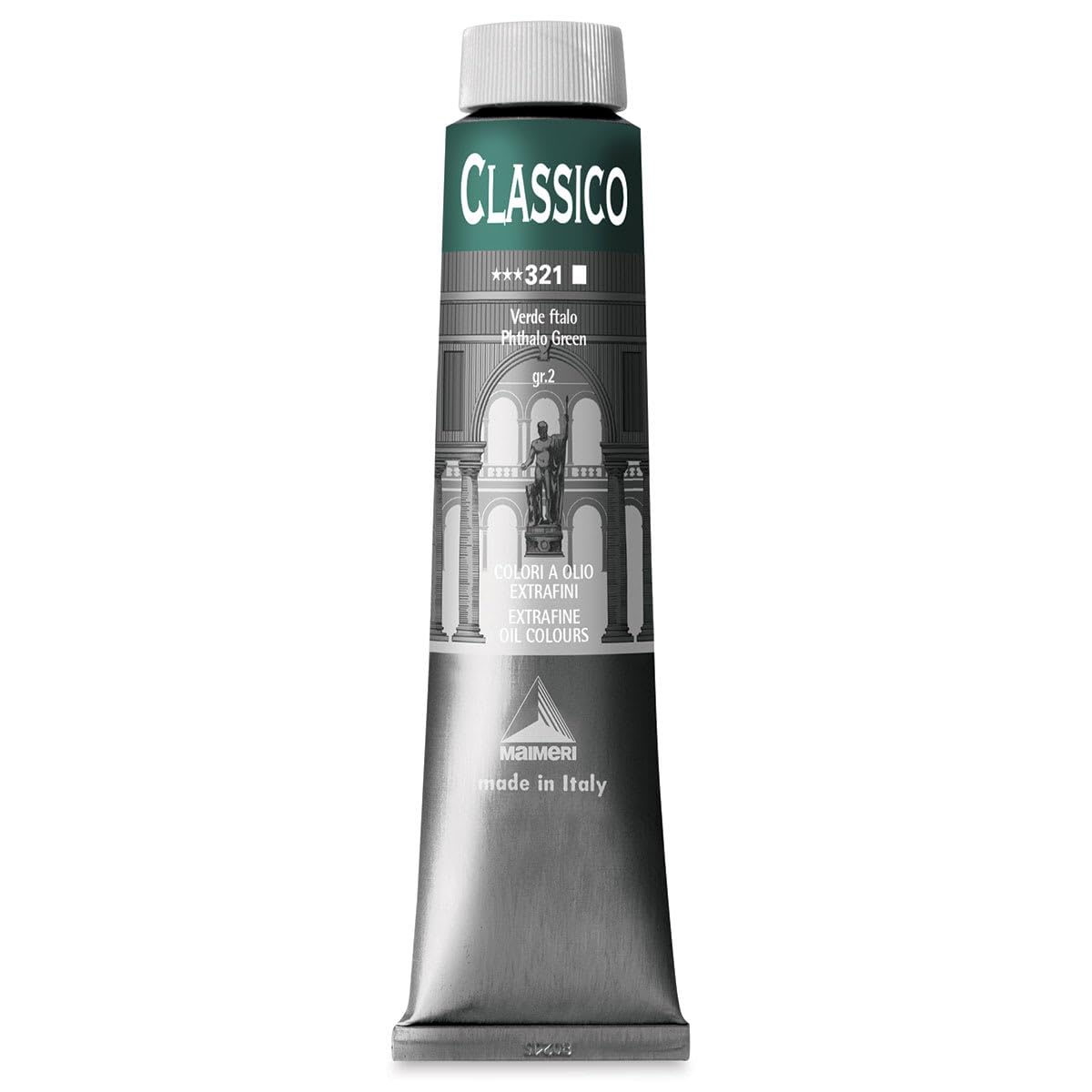 MAIMERI Classico 200 ml Extra Fine Artist Oil Colour, Phthalo Green