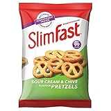 SlimFast Snack Bag Sour Cream & Chive Pretzels - 23g