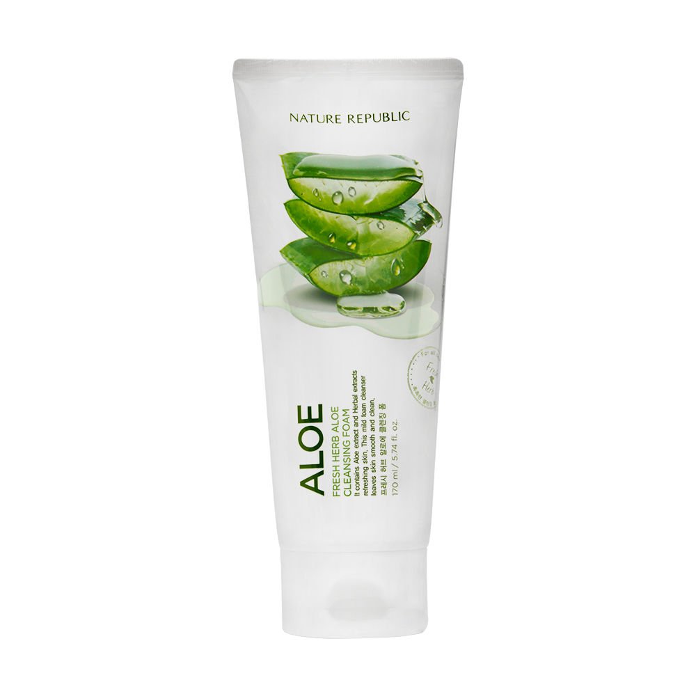 aloe fresh herb aloe cleansing foam