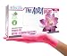 DDS Aura Lotus Powder Free Nitrile Premium Flex Exam Gloves with Aloe & Vitamin E Fuschia (Small) -100/Bx