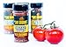 All Natural Paleo Spices GOURMET Set - No MSG, No Artificial Preservatives And Gluten Free - Perfect For Grilling, Baking, Roasting, Sautéing - 4 Pack Blend - By The Cave Gourmet