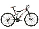 Moma - Bicicleta Montaña Mountainbike 26' BTT SHIMANO, doble disco y doble suspensión