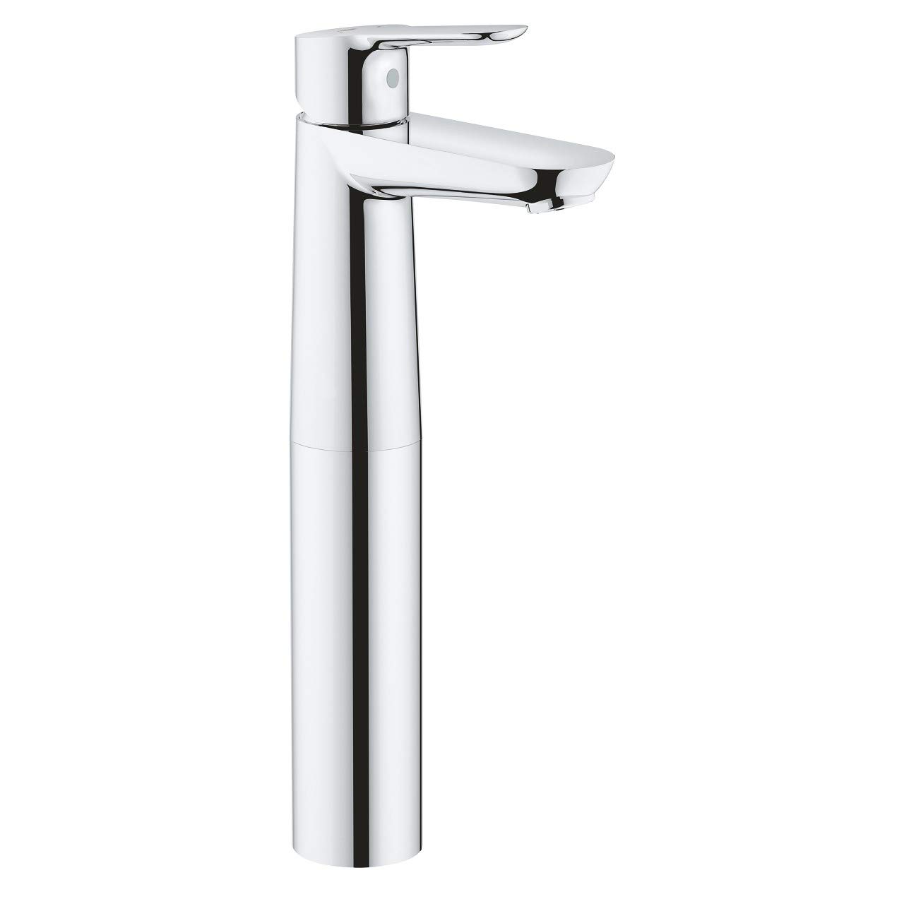 GROHE Bauedge Single-Lever Basin Mixer Xl-Size Water-Saving Tap for Free-Standing Basins, Chrome Finish 23761000