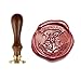 WOWOSS 7 Pcs Hogwarts Magic School Wax Seal Stamp Kit, Retro Badge Seal Wax Stamp Maker Gift Box with Vintage Wooden Handle and Brass Head for Christmas, DIY Craft, Theme Party Invitation Letters