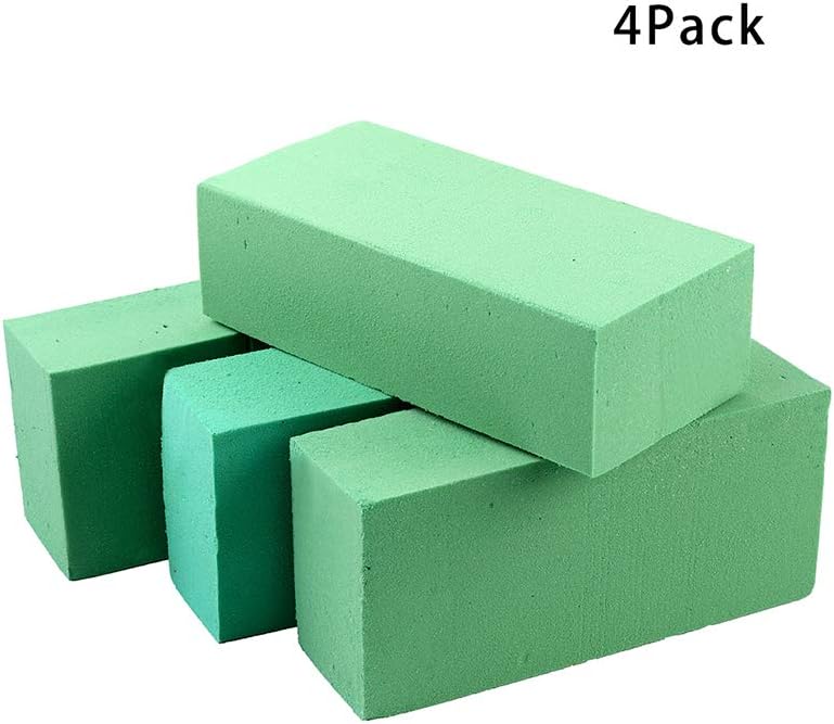 4Pcs Floral Foam Bricks, Premium Floral Foam Blocks for