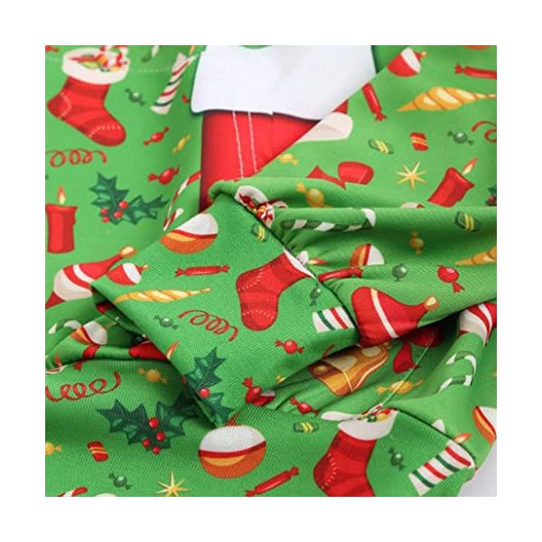 Men's Ugly Christmas Sweater Funny 3D Print Sweatshirt Elk Xmas Long Sleeve Pullover - Image 6