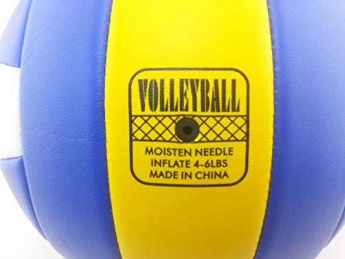 image for VETRA Volleyball Soft Touch Volley Ball Official Size 5 Yellow/Blue/Wh