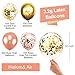 ToyerBee Rose Gold Balloons&Confetti Balloons 50pcs s Latex Party Gold& Real Rosegold Balloon Set for Baby Shower Bridal Shower Birthday Decorations Wedding As Party Supplies12 Inch
