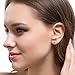 Jstyle Jewelry Stainless Steel Womens CZ Stud Earings Set Piercing, 8 Pairs 6MM