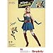 Simplicity D.C. Comics Bombshells 8185 Supergirl Women's Halloween Costume Sewing Pattern for Women in Sizes H5 (6-14)