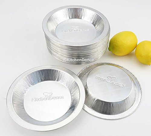 Disposable/Reusable Heavy Duty Aluminum 6" Mini Pie Pans #622-9 oz Capacity (25) 2 Disposable/Reusable Heavy Duty Aluminum 6" Mini Pie Pans #622-9 oz Capacity (25) - Image 3