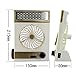 BicycleStore 3 in 1 Multi-function Portable Mini Fan LED Table Lamp Flashlight Solar Light for Home Camping