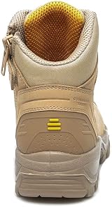 DEWALT Akron Side Zip Steel Toe Safety Boot Sand UK9 EU43 view 7