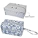 Luxja Small Yarn Storage Bag, Portable Knitting Bag for Yarn Skeins, Crochet Hooks, Knitting Needles (up to 8 Inches) and Other Small Accessories (Small, Flowers)