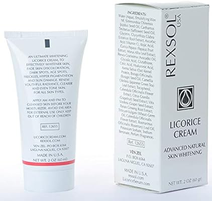 rexsol licorice cream
