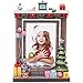 Neil Enterprises, Inc. LIGHT UP Christmas Fireplace Resin Picture Frame