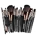22Pcs Pro Make Up Brush Set - Powder Foundation Brushes Lip Eyeshadow EyeBrow Eyeliner Blending Brush Cosmetic Makeup Brushes Tools Kit