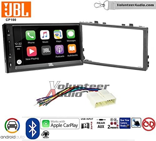 JBL Legend CP100 Double Din Radio Install Kit with Apple CarPlay Android Auto NO CD For 1998-2002 Honda Accord, 1999-2005 Honda Civic (Excludes Si Models)