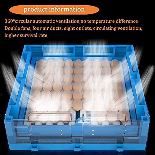 Brutmaschine Vollautomatische 160-800 Eier Inkubator, Ei Brutgerät Brutkasten Motorbrüter Brutapparate Inkubatoren Für… – Bild 4