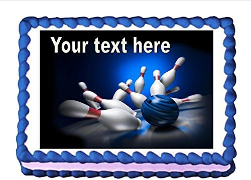 Bowling Edible Cake Topper