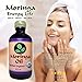 Moringa Oil Organic 8 oz 100% Pure, Cold Pressed, Food Grade, Amber Glass Bottle & Pop top. Use to Rejuvenate, Moisturize & Heal Face, Body, Skin and Hair.