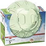 Kaytee Dwarf Hamster Mini Run-About 5-Inch Exercise Ball, Moon Glow