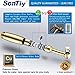 Hand Held Bidet Sprayer for Toilet, SonTiy Baby Cloth Diaper Sprayer for Toilet Water Sprayer Chrome-Solid Brass-3 Years Warranty-Adjustable Pressure Control