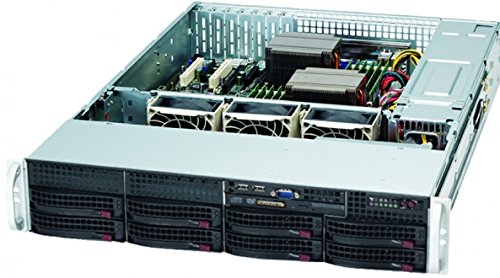 Supermicro Black 2U 720W Rackmount Server Case CSE-825TQ-R720LPB