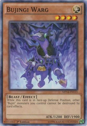 Yu-Gi-Oh! - Bujingi Warg (MP14-EN113) - Mega Pack 2014 - 1st Edition - Common