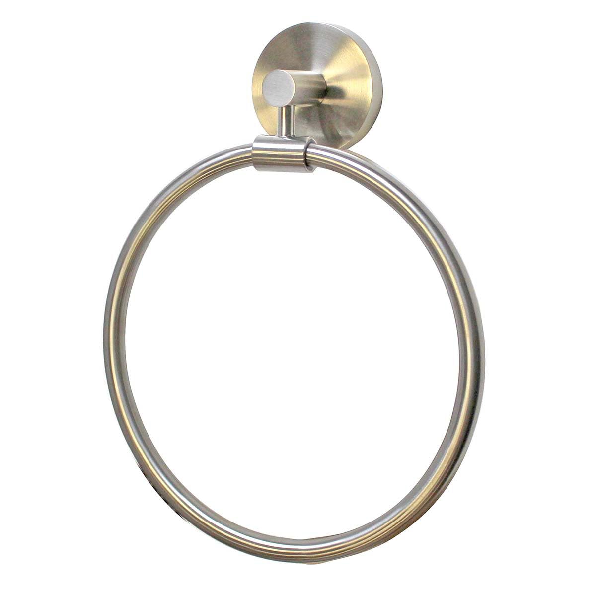 Speakman SA Neo Towel Rack, Bar, Hook, Brushed Nickel, Towel Ring
