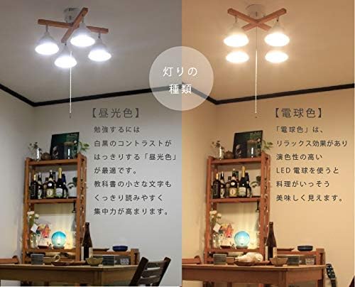 神戸マザーズランプ 大型家電 シーリングライト 照明器具 天井照明 4灯おしゃれクロスウッドバー 屋内照明 Kmc 4323シリーズ Led電球色付属 ブルー 家電 B07t1frnqz