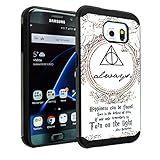 Samsung Galaxy S6 Case, DURARMOR® Galaxy S6 [Lifetime Warranty] Harry Potter Hogwarts Deathly Hallows Map Dual Layer Hybrid ShockProof Ultra Slim Fit Armor Air Cushion Protector Case Cover