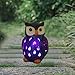 ASTRAEUS Animal Light Owl Decor Solar Led Owl Light for Park/Patio/Deck/Yard/Home/Pathway Light Purple
