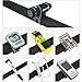 Blackcell MTB Cycling Bike Bicycle Silicone Band Flash Light Flashlight Phone Strap Tie Ribbon Mount Holder(Pack of 6)