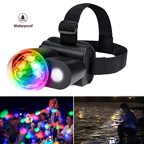 KOOT LED Headlight, USB Rechargeable Waterproof Headlamp Flashlight, Best for Camping Running Hiking Christmas Gifts Outdoor Party
